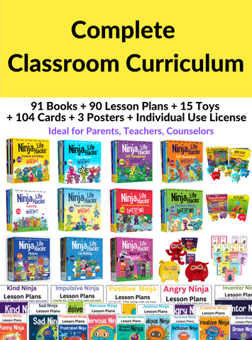 Complete Classroom Curriculum: 91 Books + 90 Lesson Plans + 15 Toys + 104 Cards + 3 Posters + Individual Use License