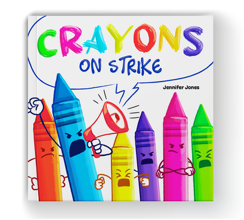 Crayons on Strike Paperback Book