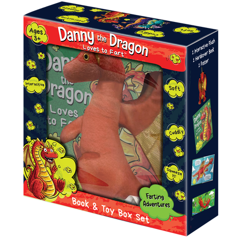 Danny the Dragon Interactive Toy Book Gift Box Set