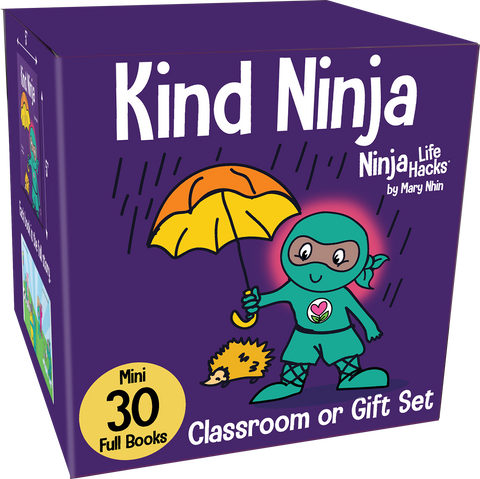 Kind Ninja Mini Books Classroom or Party Gift Set (30 mini books)