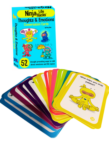 Ninja Life Hacks Thoughts and Emotions Conversation Cards (box)