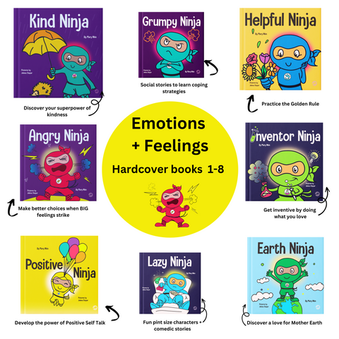 Emotions and Feelings Hardcover Bundle Books: 1-8