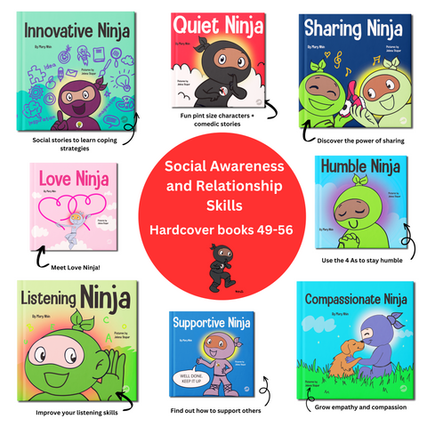 Social Awareness and Relationship Skills Hardcover Bundle Books: 49-56