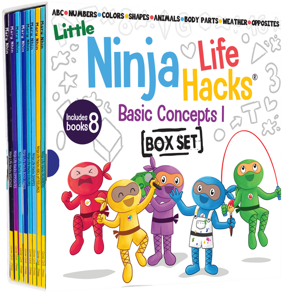Ninja life hacks book boxes 32冊 英語絵本　洋書 Ninja Life Hacks Decision Making Box Set (Books 57-64: Hard