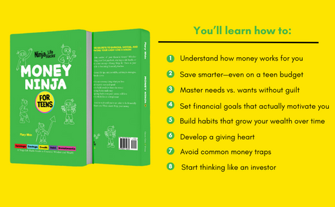 Money Ninja for Teens Hardcover Book