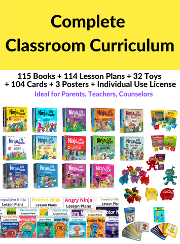 Complete Classroom Curriculum: 115 Books + 114 Lesson Plans + 32 Toys + 104 Cards + 3 Posters + Individual Use License