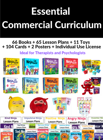 Essential Commercial Curriculum: 66 Books + 65 Lesson Plans + 11 Toys   + 104 Cards + 2 Posters + Commercial Use License