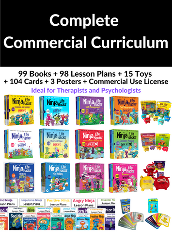 Complete Commercial Curriculum: 99 Books + 98 Lesson Plans + 15 Toys + 104 Cards + 3 Posters + Commercial Use License