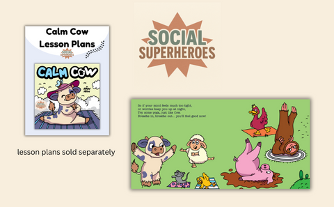 Calm Cow Paperback Book