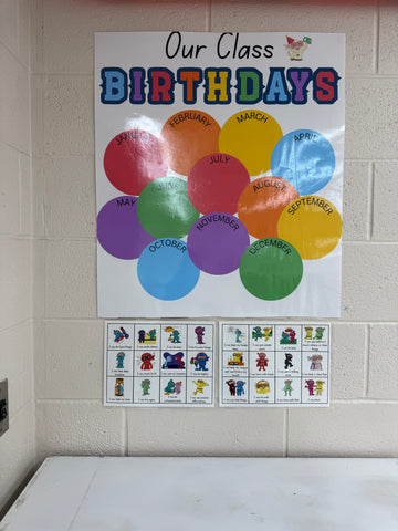 Class Birthdays 2'x2.5' + Any Banner  2'x6'