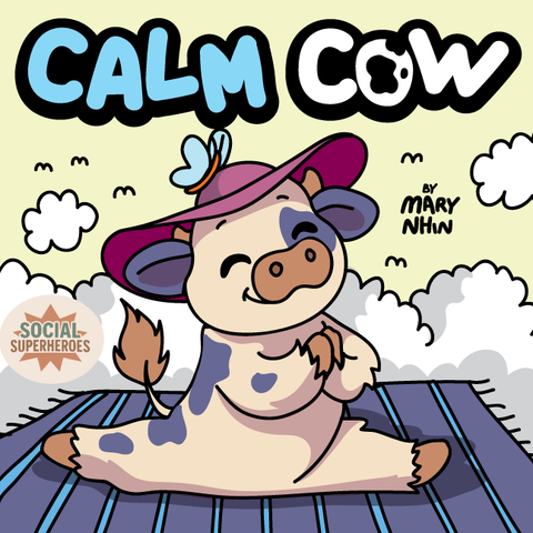 Calm Cow Paperback Book