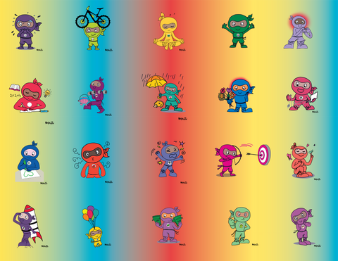 Spanish Character Bulletin Board Border