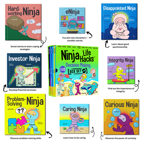 Ninja Life Hacks Decision Making 8 Book Box Set (Books 57-64)