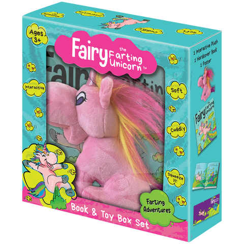 Fairy the Farting Unicorn Interactive Toy Book Gift Box Set