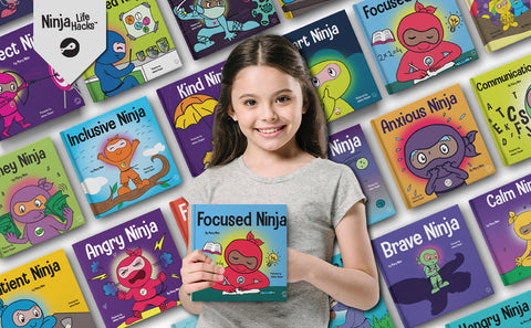 Focused Ninja Mini Books Classroom or Party Gift Set (30 Mini Books)