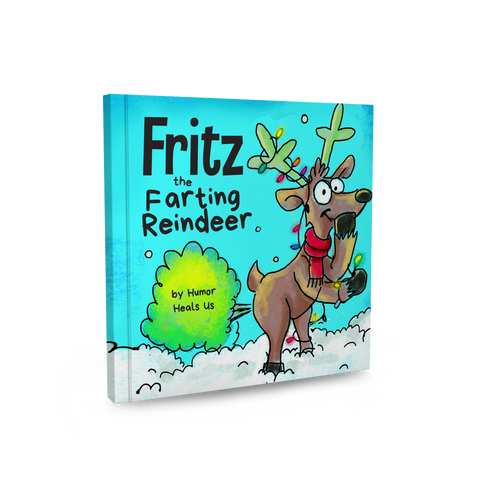 Fritz the Farting Reindeer Hardcover Book
