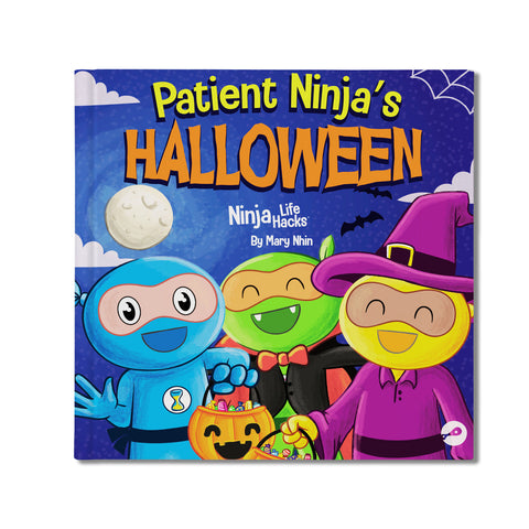 Patient Ninja's Halloween Hardcover Book