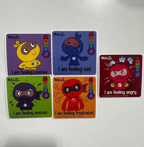Ninja Life Hacks Feelings Stickers Set (100 Sticker Box)