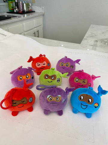 Ninja Toy Plush Minis Bundle III (8): Perfect Ninja, Anxious Ninja, Money Ninja, Gritty Ninja, Dishonest Ninja  Shy Ninja  Unplugged Ninja, Diversity Ninja