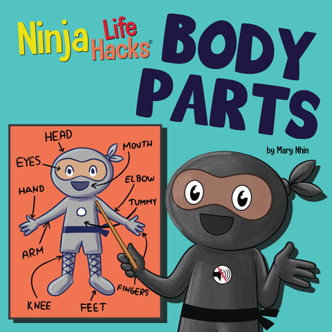 Ninja Life Hacks BODY PARTS Paperback Book