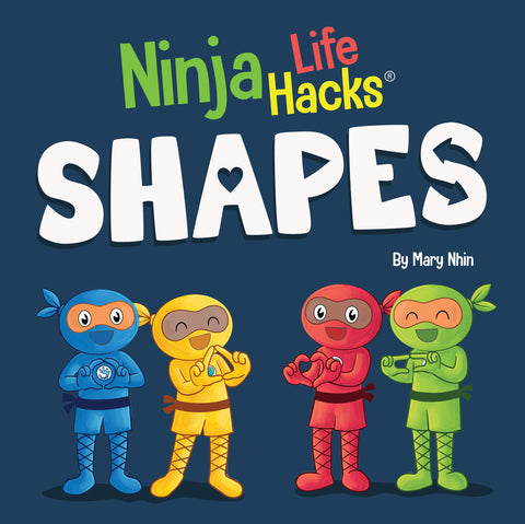 Ninja Life Hacks Shapes Paperback Book