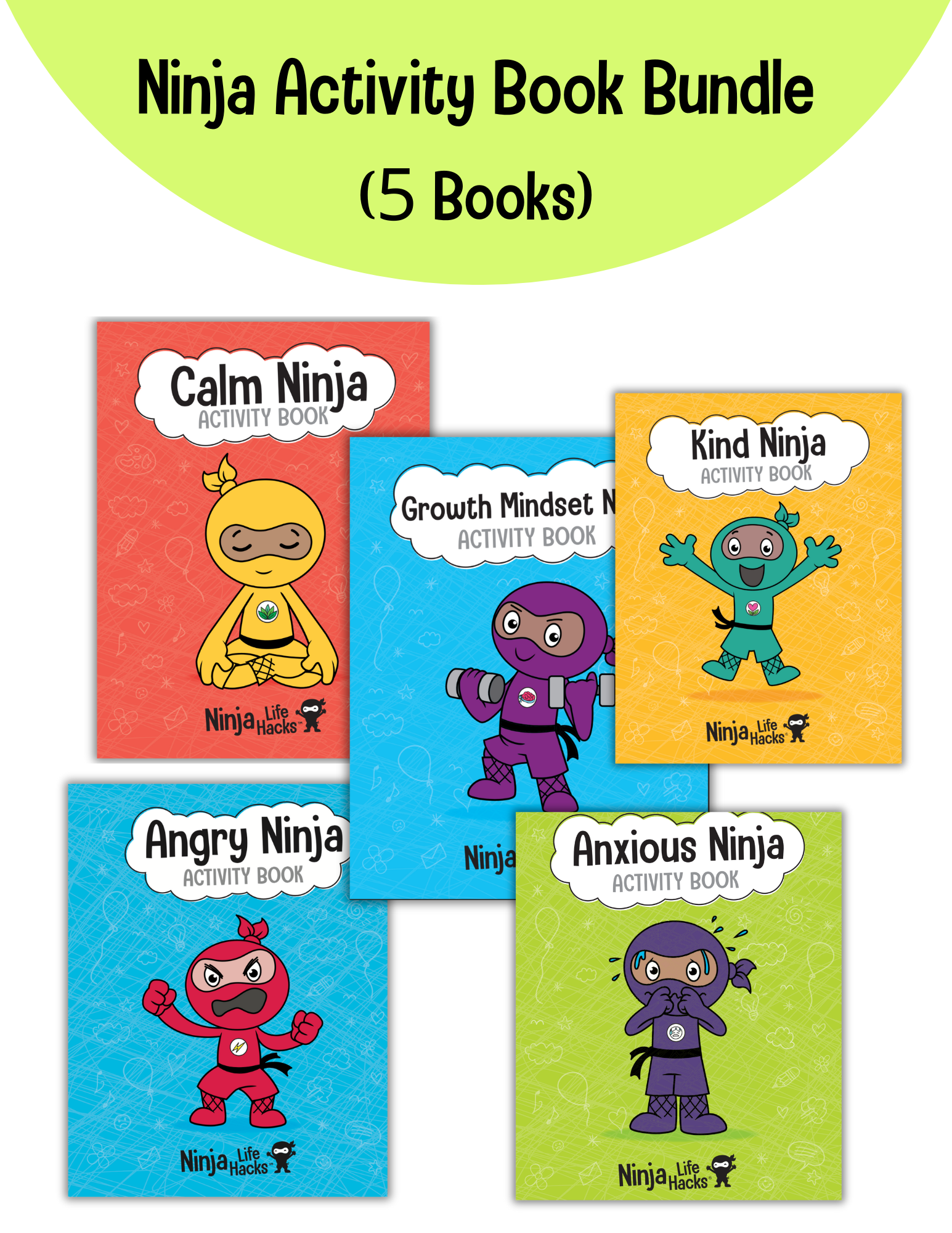Ninja Worksheet.pdf Ninja Activity Book Bundle (5 books) pdf – Ninja Life Hacks - Growth ...