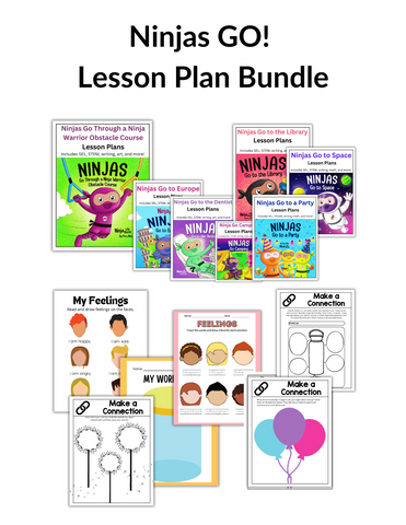 Ninjas Go! Bundle Lesson Plans (8 lessons, 185+ pages)