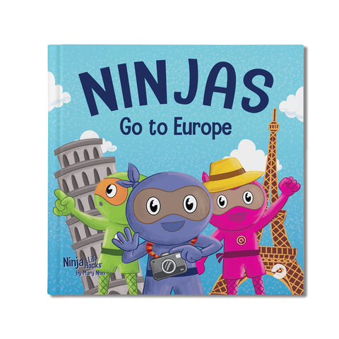 Ninjas Go to Europe Hardcover Book