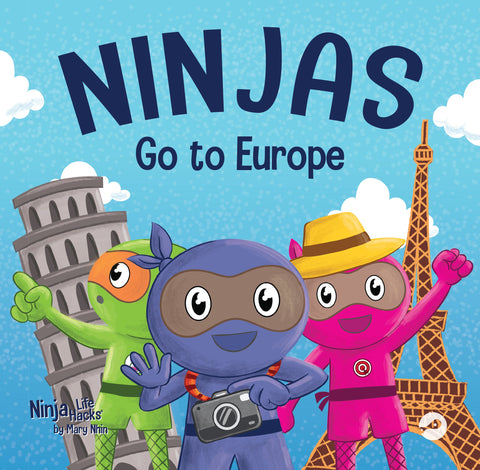 Ninjas Go to Europe Hardcover Book