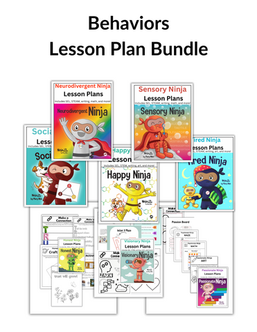 Behaviors Lesson Plans Bundle