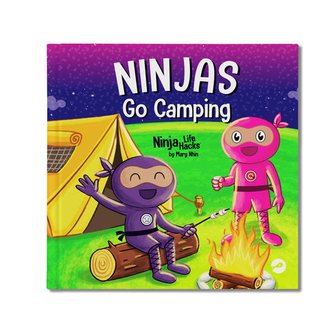 Ninjas Go Camping Hardcover Book
