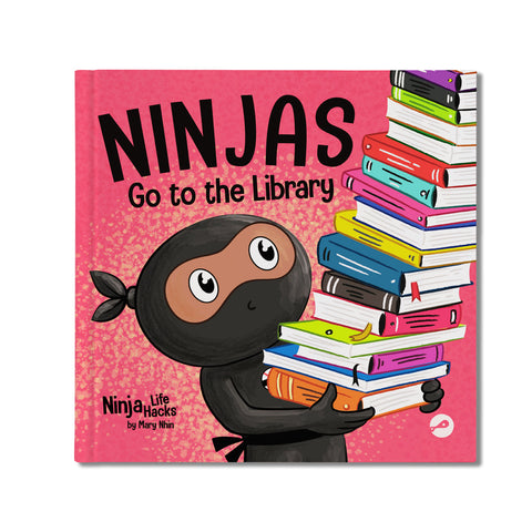 Ninjas Go to the Library Hardcover Book