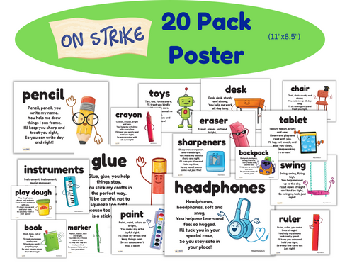 On Strike Posters (20 Posters)