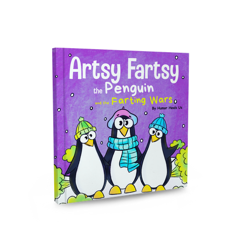 Artsy Fartsy the Penguin and the Farting Wars Paperback Book