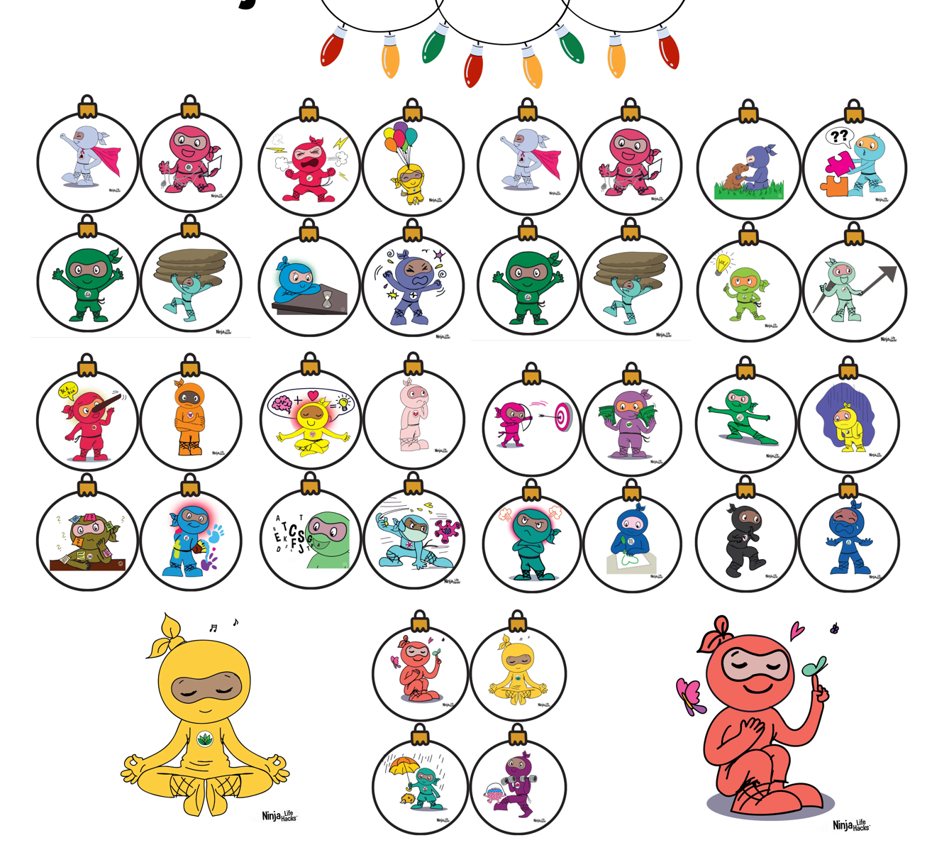 Coloring Christmas Ornaments - Ninja Life Hacks Printable – Ninja Life Hacks - Growth Mindset coloring-christmas-ornaments-ninja-life-hacks-printable-ninja-life-hacks-growth-mindset