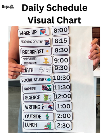 Daily Schedule Visual Charts