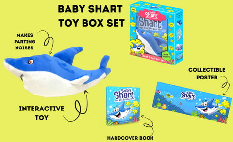 Baby Shart Interactive Toy Book Gift Box Set