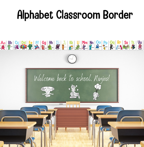 Alphabet Classroom Border