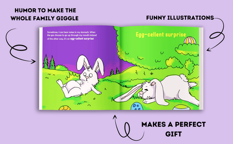 Book of Bunny Farts Paperback Book