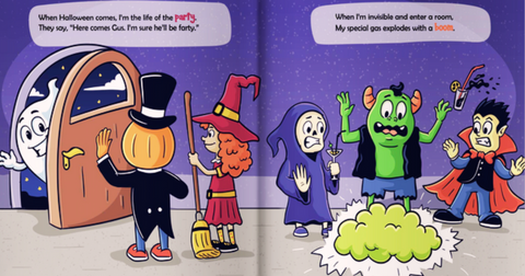 Gus the Gassy Ghost Paperback Book