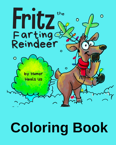 Official Fritz Farting Reindeer Coloring Book
