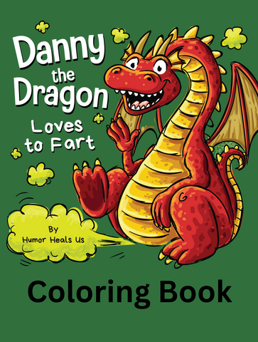 Official Danny the Dragon Loves to Fart Coloring Book