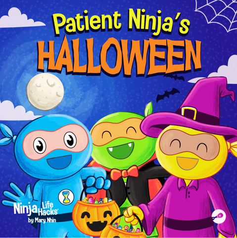 Patient Ninja's Halloween Hardcover Book