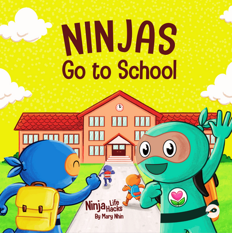 Ninjas Go to School Hardcover Book