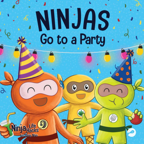 Ninjas Go to a Party Hardcover Book