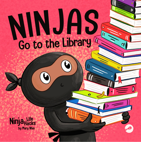 Ninjas Go to the Library Hardcover Book