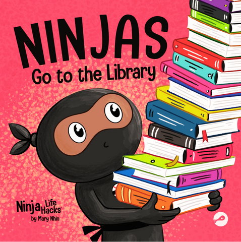 Ninjas Go to the Library Paperback Book