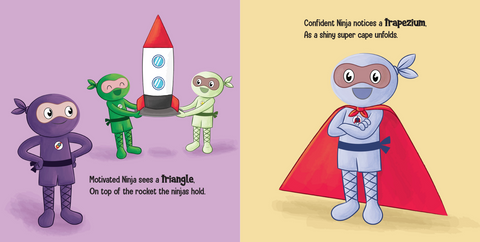 Ninja Life Hacks Shapes Book + Lesson Plan Bundle