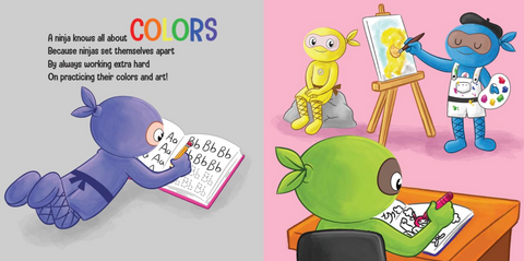 Ninja Life Hacks Colors Book + Lesson Plan Bundle