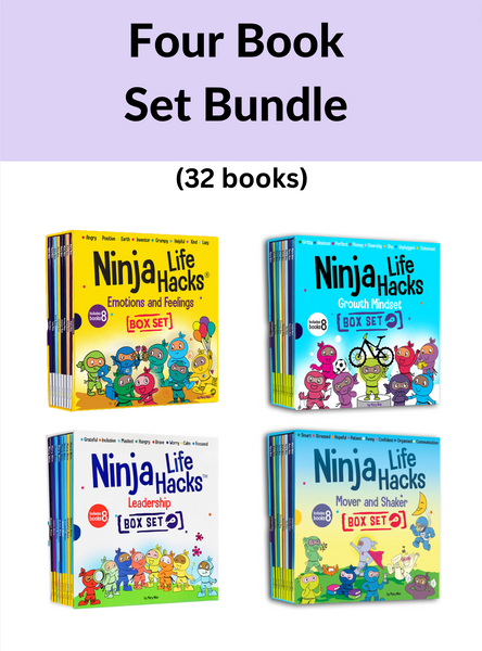 Four Box Sets Bundle: Books 1-32 – Ninja Life Hacks - Growth Mindset